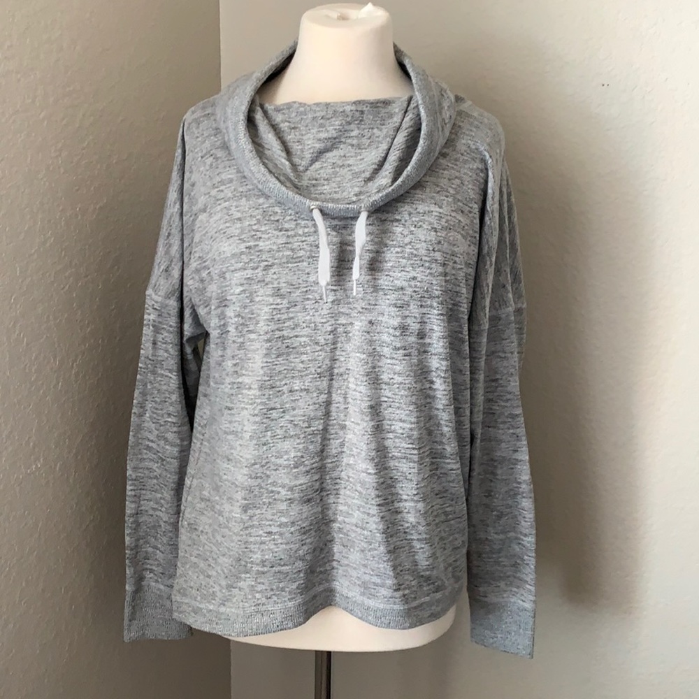 GERRY grey cowl neck long sleeve top